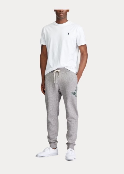 Joggers Polo Ralph Lauren Hombre Grises - Graphic Fleece - JHXRN6549